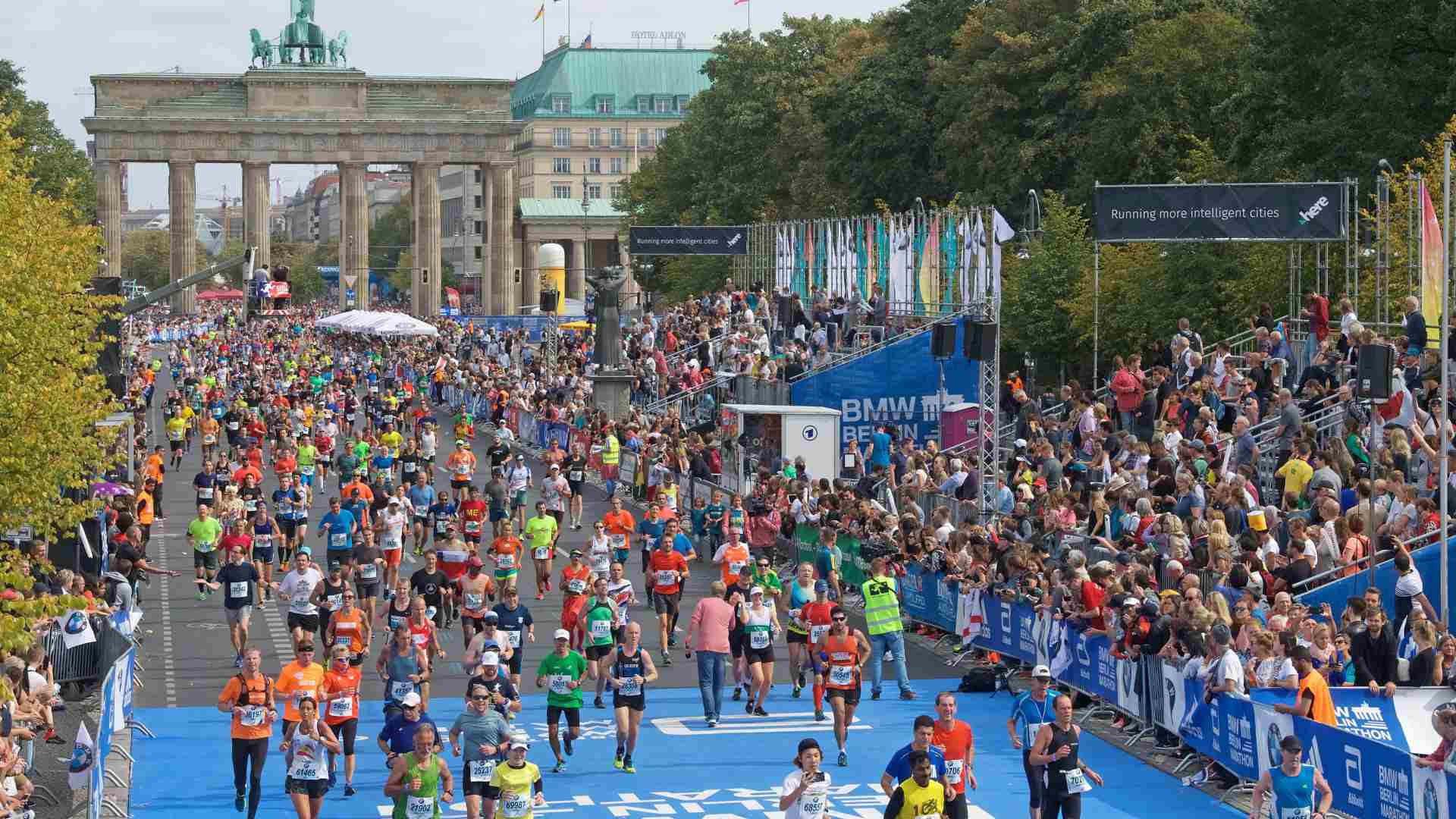 Berliner Marathon Brandenburger tor